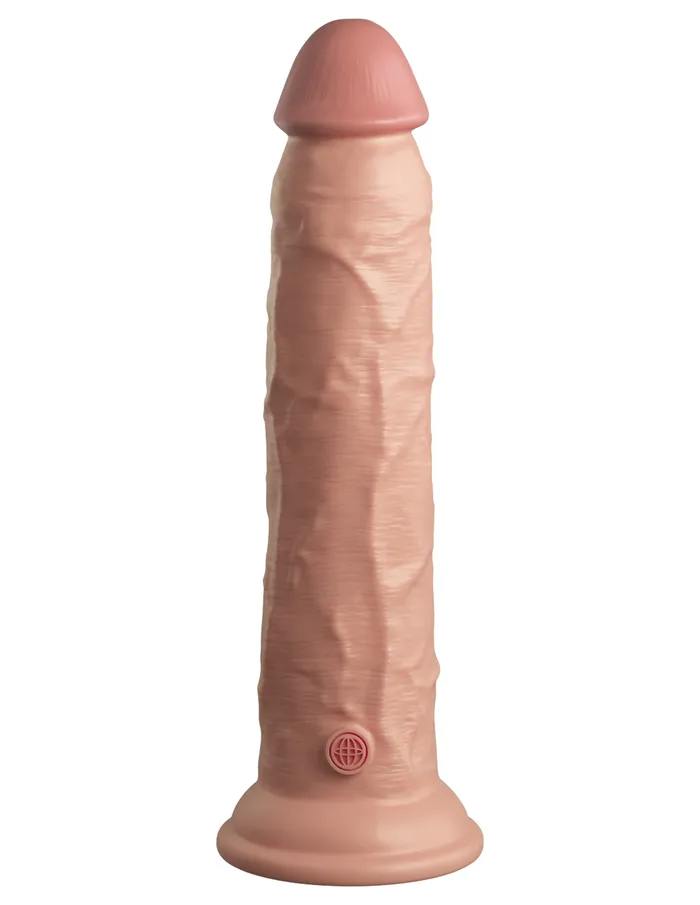 Dildos Pipedream King Cock Elite 9 Inch Silicone Dual Density Cock Light