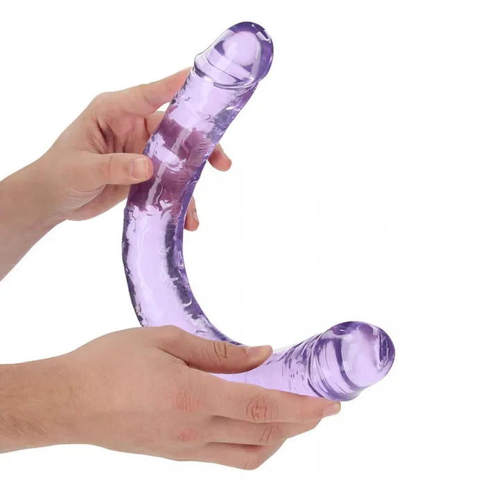 Dildos RealRock REALROCK 45cm Double Dong PURPLE