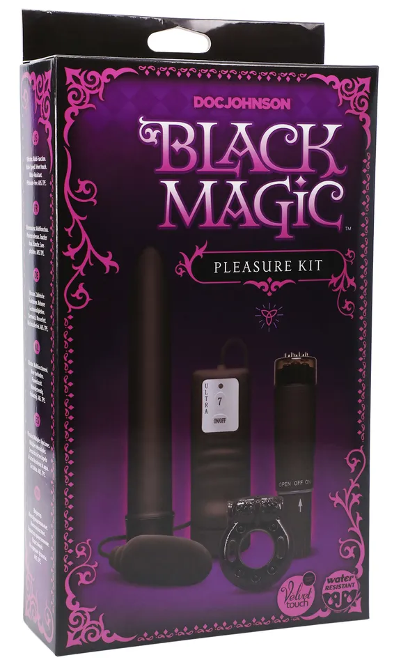 Doc Johnson Black Magic Pleasure Kit Anal