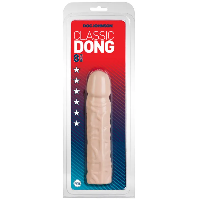 Doc Johnson Dildos Classic Dong 8 Inch Flesh Pink