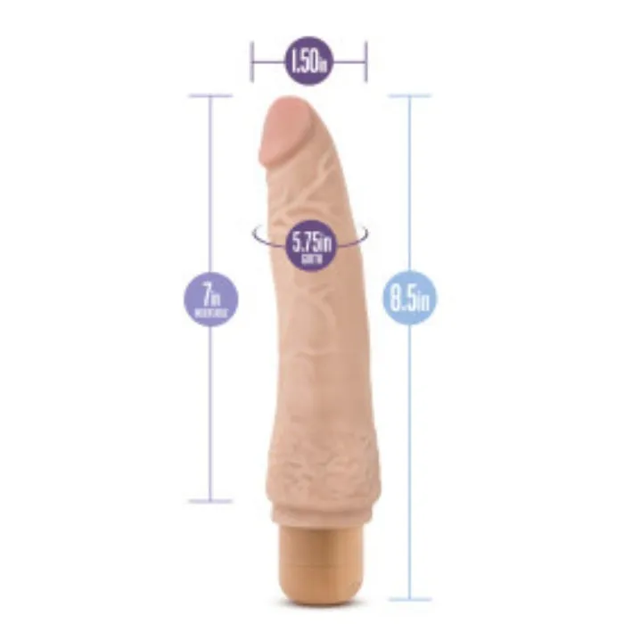 Dr Skin Reel Feel 85 inch Vibrator Light WIL Dildos