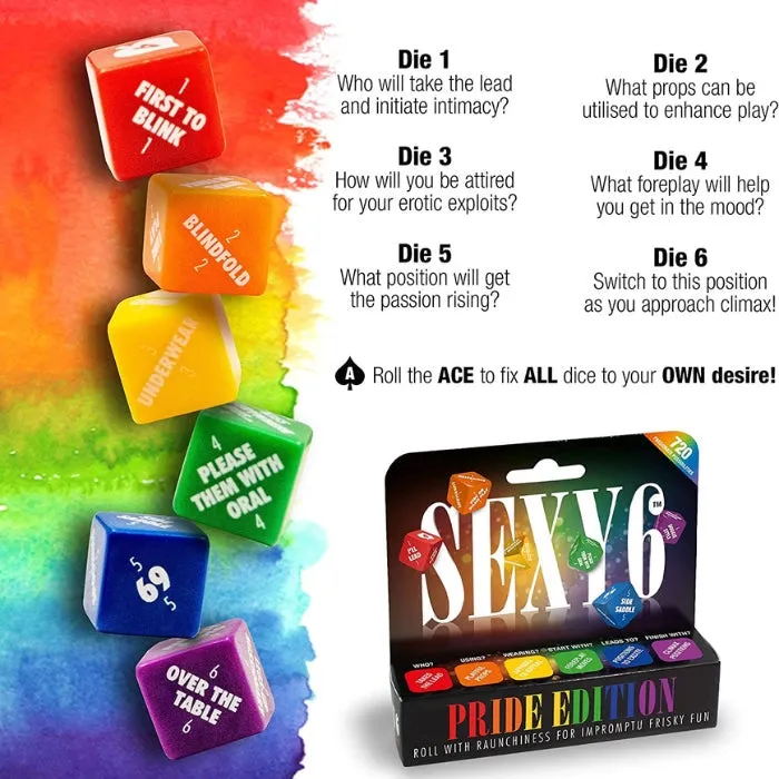 ENT SEXY 6 Pride Edition Dice Couples