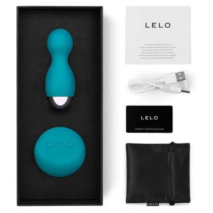 Female Sex Toys Lelo Vibrator Remote Control Hula Beads Ocean Blue Lelo