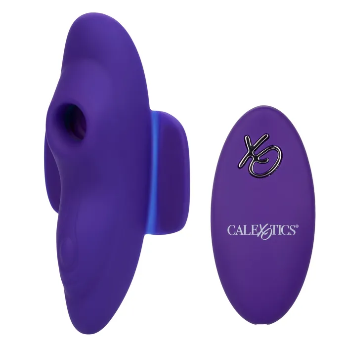 Female Sex Toys LockNPlay Remote Suction Panty Teaser Purple CalExotics