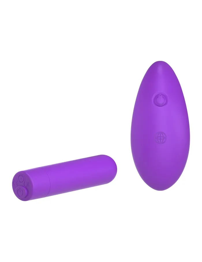 Female Sex Toys Pipedream Fantasy for Her Her Rechargeable Remote Control Bullet Purple