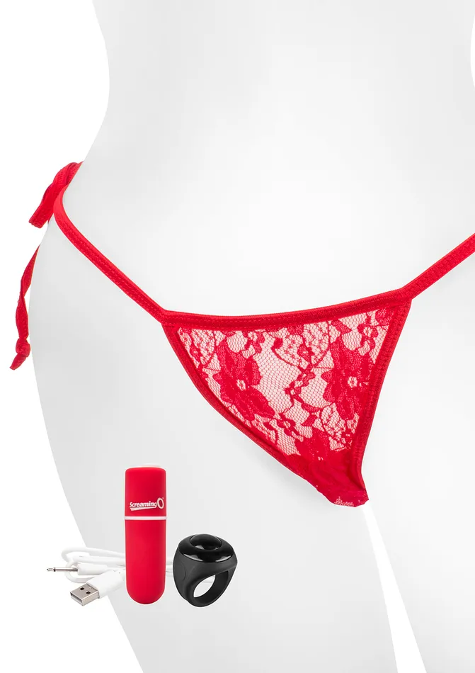 Female Sex Toys Screaming O My Secret Charged Remote Control Panty Vibe Red