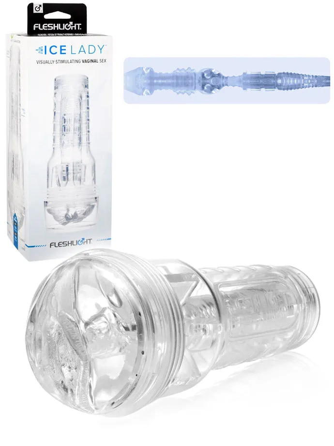 Fleshlight Ice Lady Crystal Masturbator Fleshlight Male Sex Toys