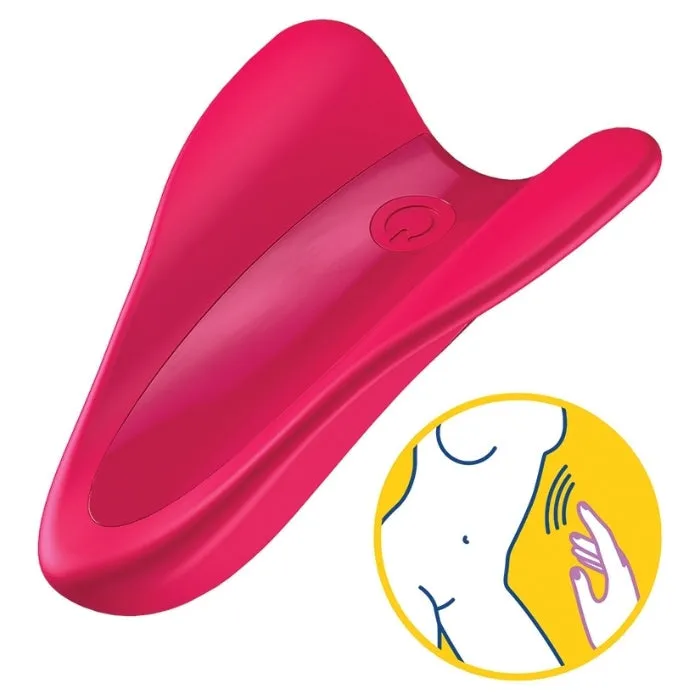 HOL Vibrators Satisfyer High Fly Finger Vibrator Red