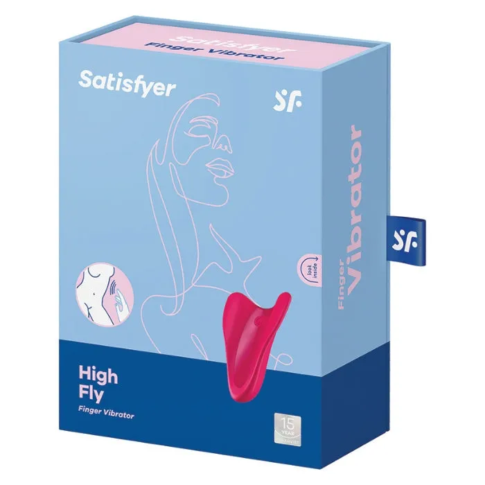 HOL Vibrators Satisfyer High Fly Finger Vibrator Red