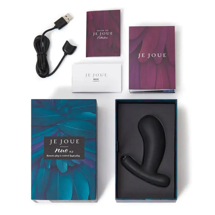 Je Joue Nuo V2 Vibrating Butt Plug Black Je Joue Anal