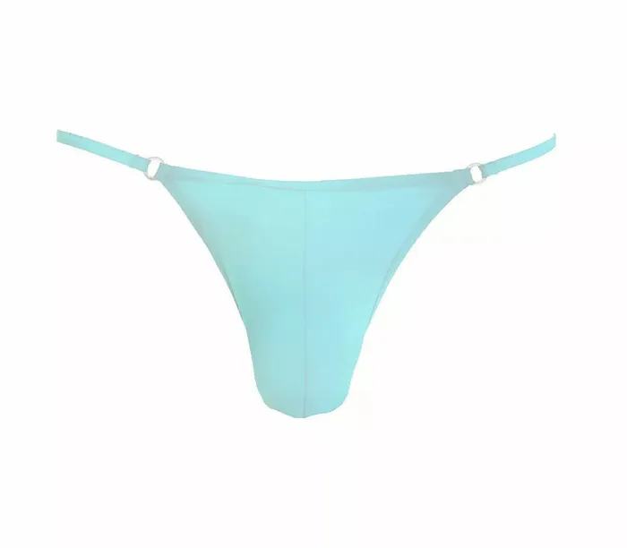 Love In Leather Baby Blue Lycra GString Boxed SM LOVE IN LEATHER Vibrators