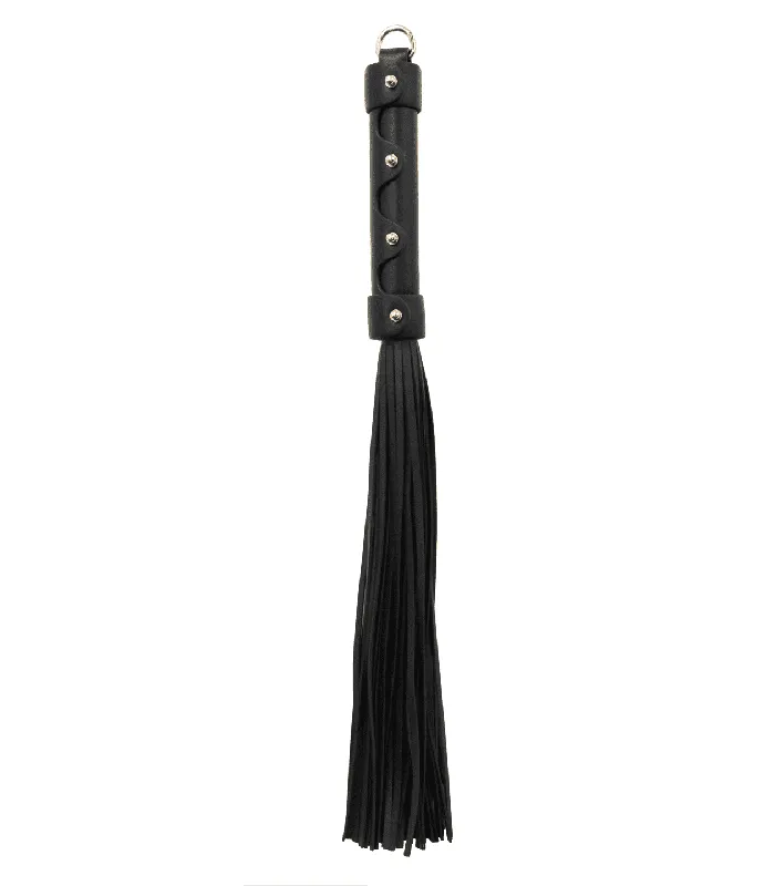 Male Sex Toys Flogger With Gold Hard Ware LOVE IN LEATHER