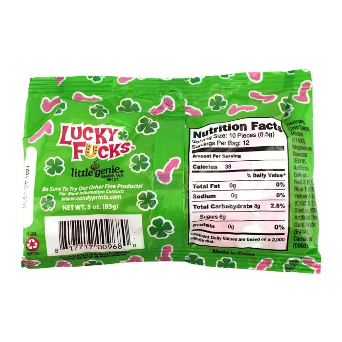 Male Sex Toys WIL Candy Penis Clovers Lucky Fucks 85g