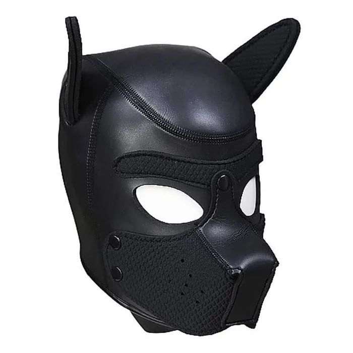 Ouch Puppy Play Neoprene Puppy Mask Black Shots Toys Anal