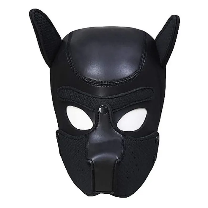 Ouch Puppy Play Neoprene Puppy Mask Black Shots Toys Anal