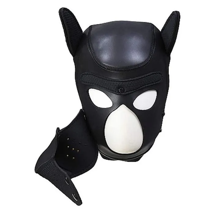 Ouch Puppy Play Neoprene Puppy Mask Black Shots Toys Anal