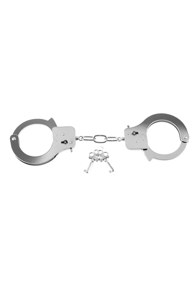 Pipedream Couples Fetish Fantasy Series Metal Handcuffs Silver