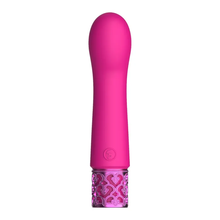 Royal Gems Bijou Rechargeable Silicone Bullet Pink Shots Toys Female Sex Toys