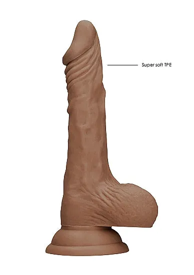 SHOTS AMERICA Dildos Realrock 7in Dong Tan W Testicles