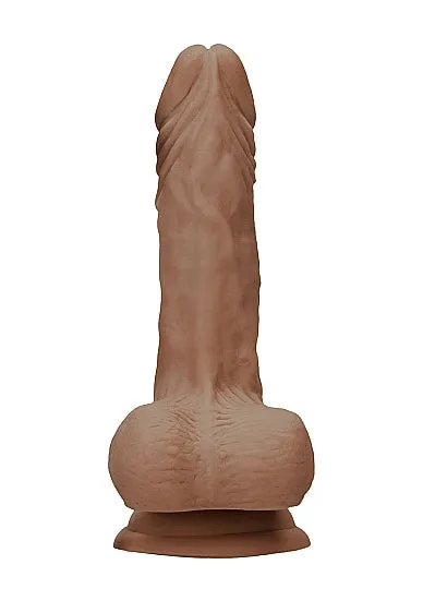 SHOTS AMERICA Dildos Realrock 7in Dong Tan W Testicles