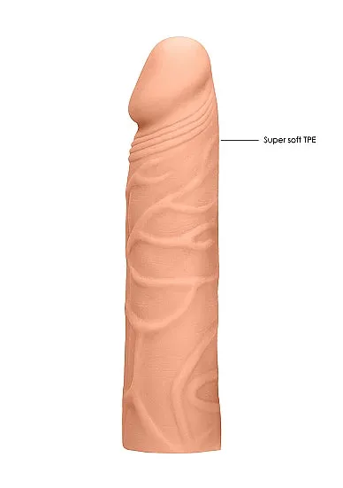 SHOTS AMERICA Realrock Penis Sleeve 7in Flesh Male Sex Toys