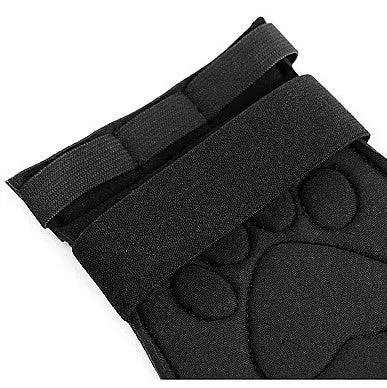 Shots Toys Anal Ouch Puppy Play Neoprene Puppy Paw Gloves Black