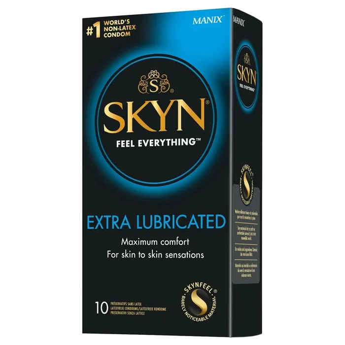 Skyn Male Sex Toys Skyn LatexFree Condoms Extra Lubricated 10 Pack