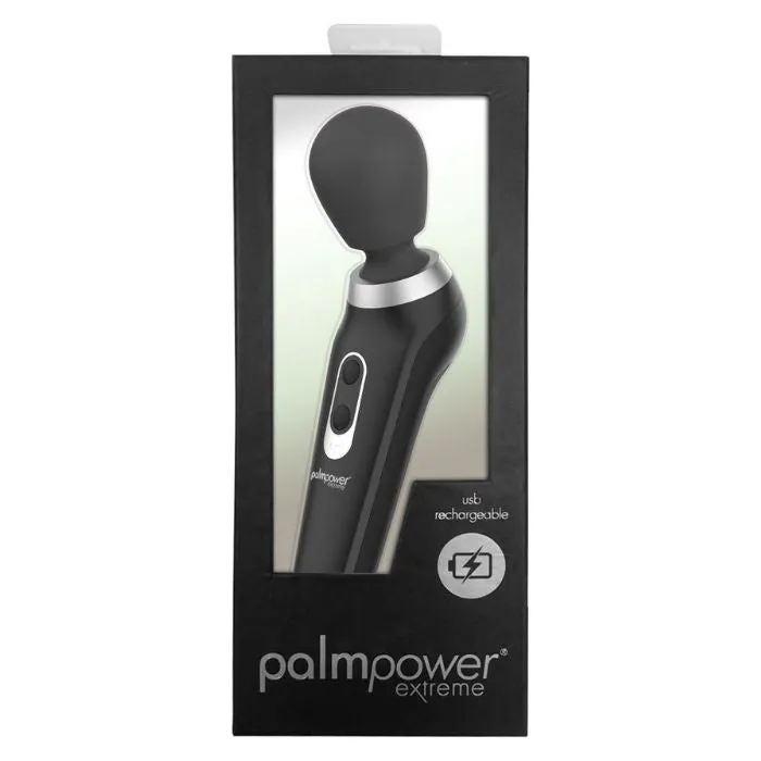 Swan Palm Power Extreme Wand Black PAR Vibrators