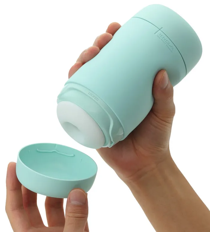 Tenga Male Sex Toys Tenga Puffy Reusable Masturbator Mint Green