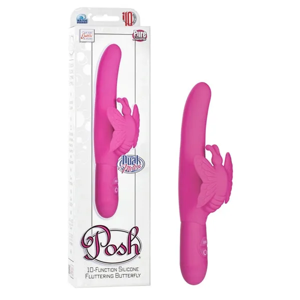 Vibrators California Exotic Novelties Posh Fluttering Butterfly Pink