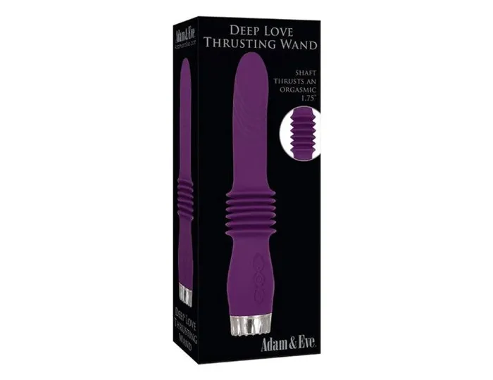 Vibrators Deep Love Thrusting Wand ADAM EVE