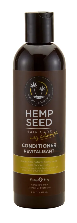 Vibrators Earthly Body Hemp Seed Hair Care Conditioner 8oz Nag Champa