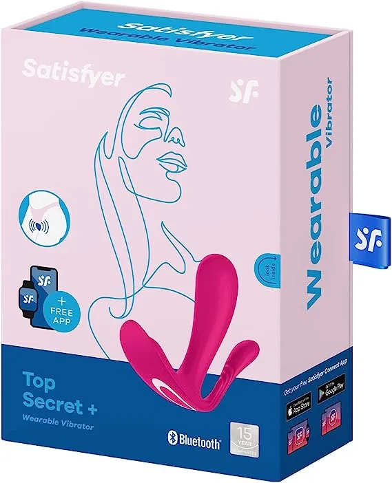 Vibrators Top Secret Vibe App Control Pink Satisfyer