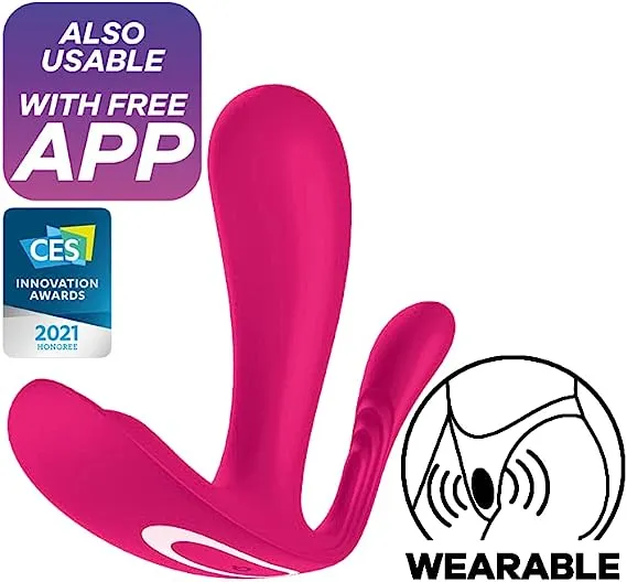 Vibrators Top Secret Vibe App Control Pink Satisfyer