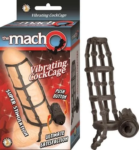 Anal Nasstoys The Macho Vibrating Cockcage Black