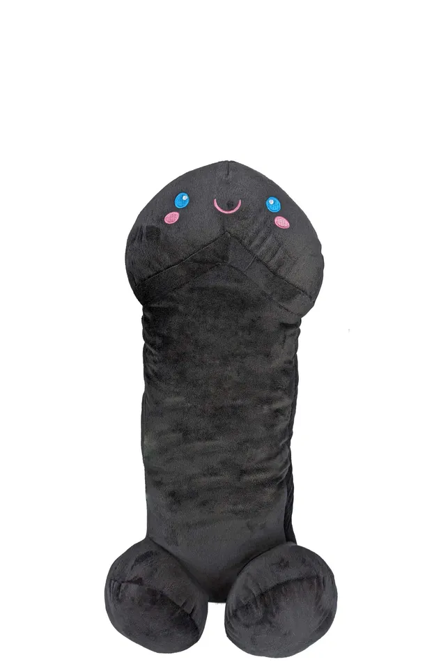 Anal Shots Penis Plushie Small Black