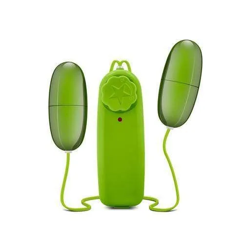 Blush Novelties Vibrators B Yours Double Pop Eggs Lime