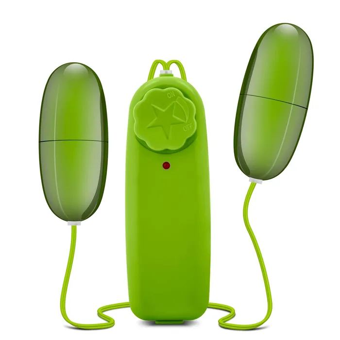 Blush Novelties Vibrators B Yours Double Pop Eggs Lime