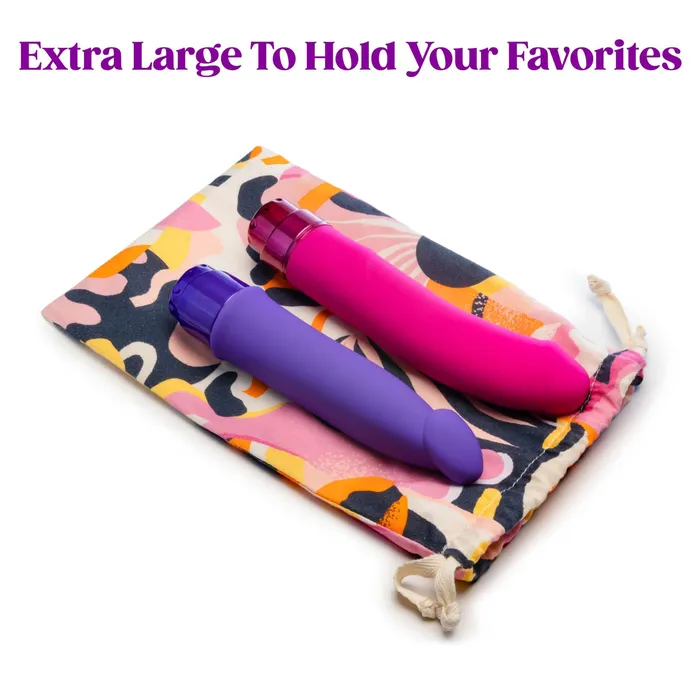 Blush Vibrators The Collection Burst Cotton Toy Bag