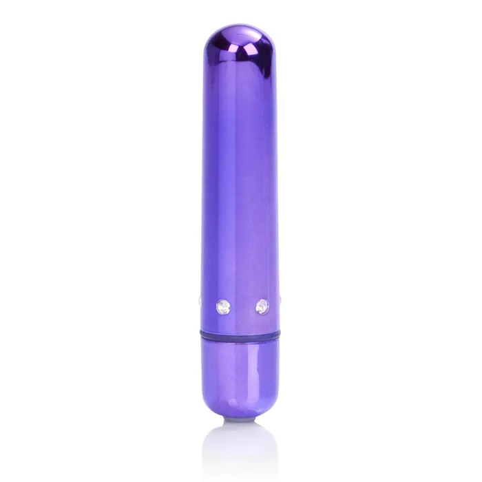 CalExotics Vibrators Crystal High Intensity Bullet 2 Purple