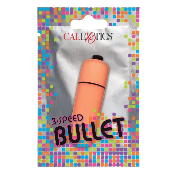 CalExotics Vibrators Foil Pack 3Speed Bullet Orange