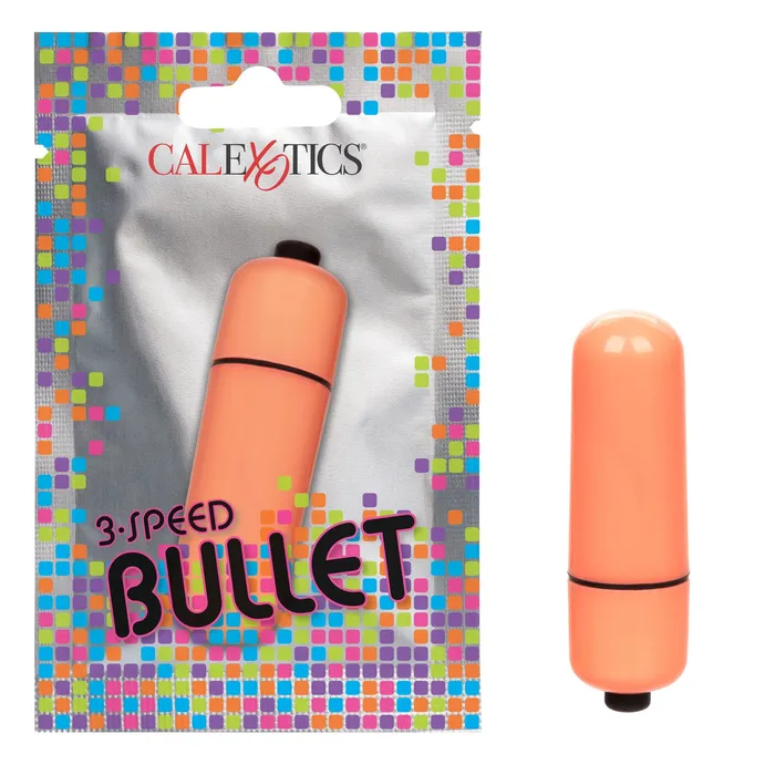 CalExotics Vibrators Foil Pack 3Speed Bullet Orange