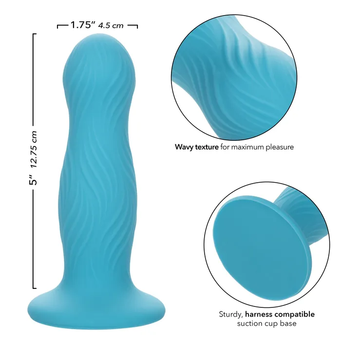 CalExotics Vibrators Wave Rider Swell Blue