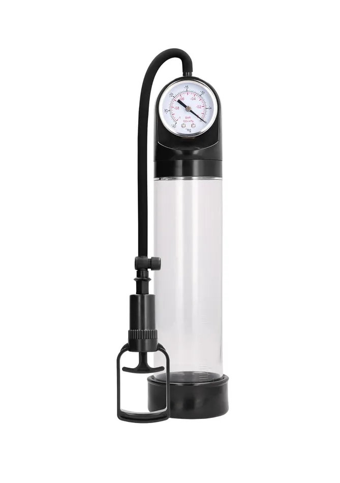 Comfort Pump With Advanced Psi Gauge Transparent Shots Pumped Male Sex Toys