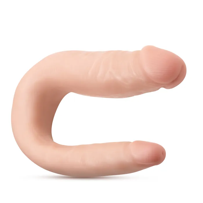 Dildos Blush Novelties Dr Skin Mini Double Dong Vanillla