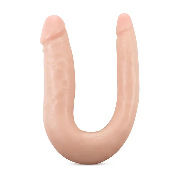 Dildos Blush Novelties Dr Skin Mini Double Dong Vanillla