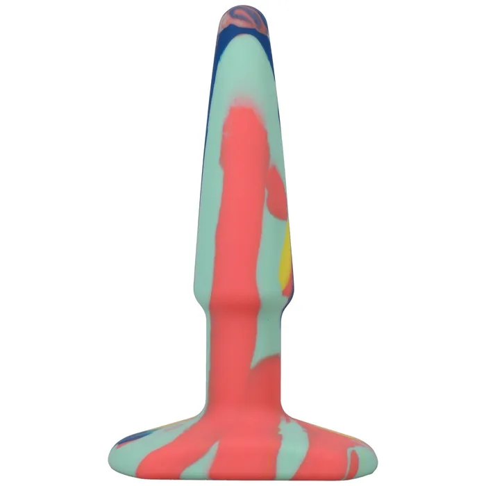 Doc Johnson Anal APlay Groovy Silicone Anal Plug 4 Inch Sunrise