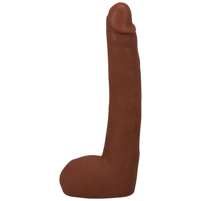 Doc Johnson Dildos Signature Cocks Alex Jones 11 Inch Cock With Removable VacULock Suction Cup Caramel