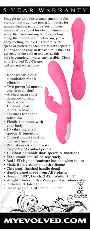 Evolved Novelties Vibrators Bunny Kisses