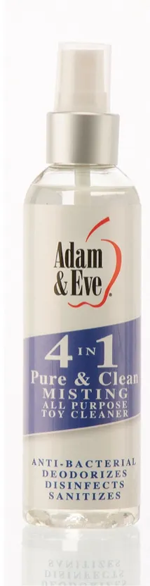 Female Sex Toys Adam Eve Adam Eve 4 in 1 Pure Clean Misting Cleaner